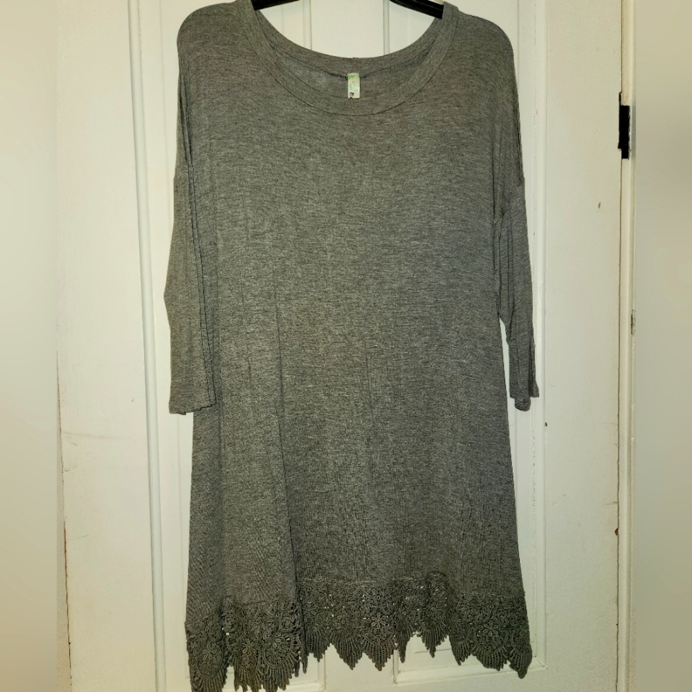Lace Sweater dress XL